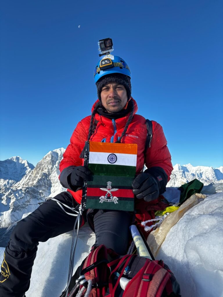 Aritra Roy, a certified mountaineer from Tripura,