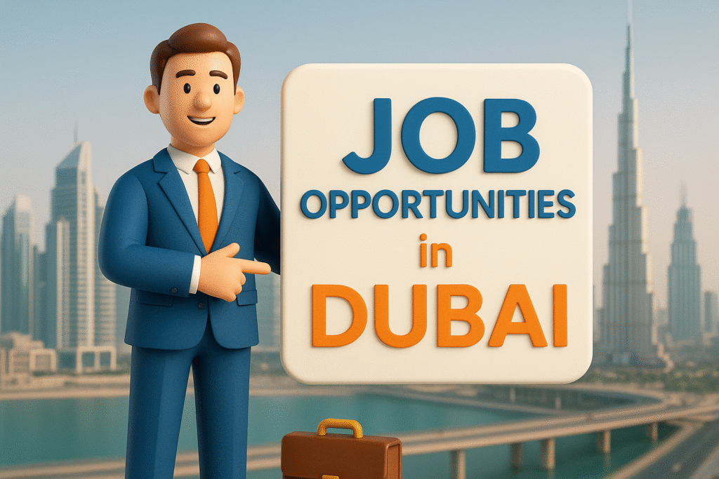 Infographic : job opportunities in Dubai