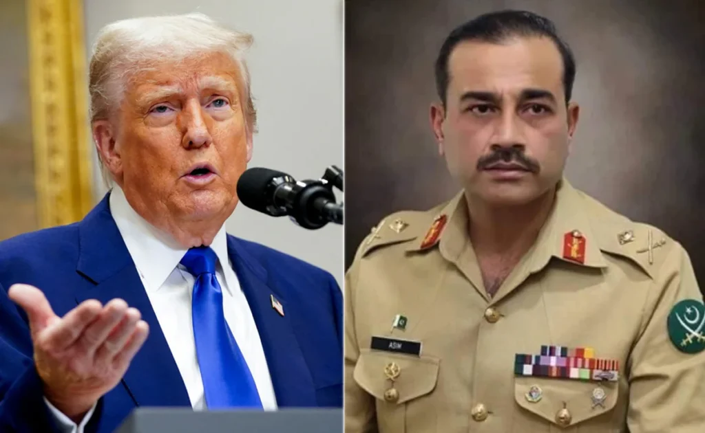 Picture of Trump and Munir