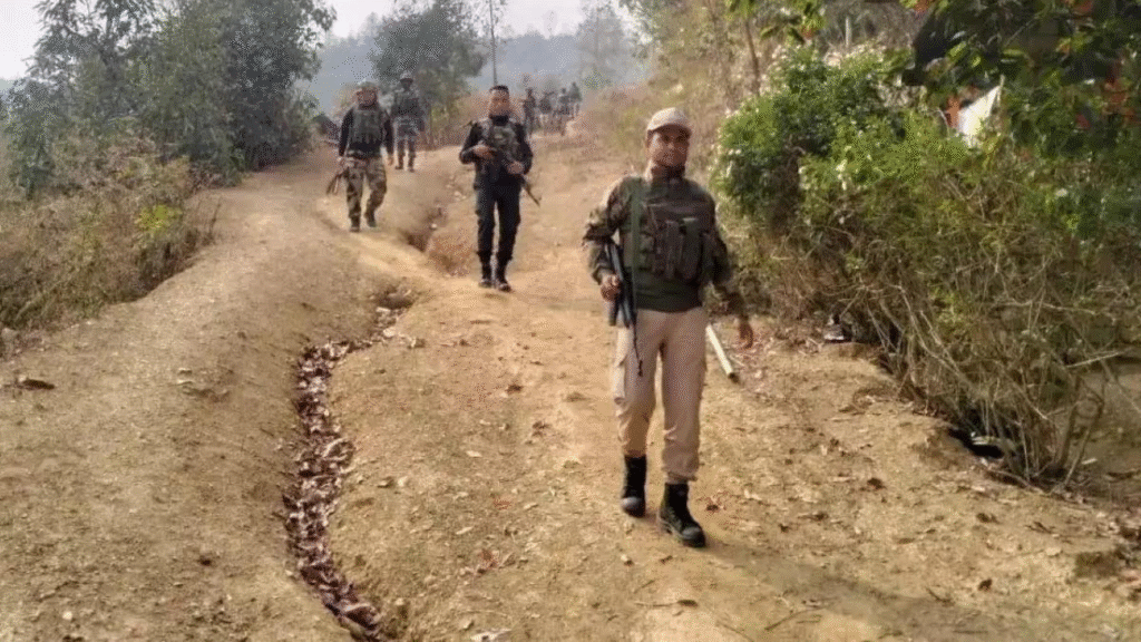 Manipur Cop on Vigil