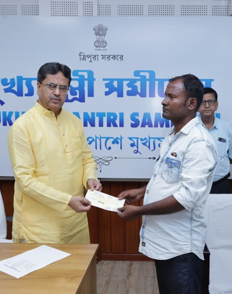 CM Dr. Manik Saha extends financial aid to families of drowning victims