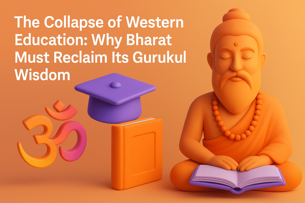 The Collapse of Western Education: Why Bharat must reclaim it's Gurukul Wisdom