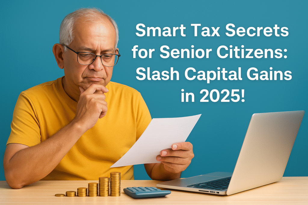 A senior citizen looking in the papers for Tax exemption.