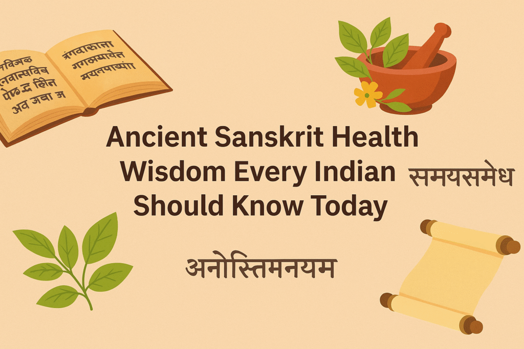 Ancient Sanskrit Health Wisdom Every Indian Should Know Today