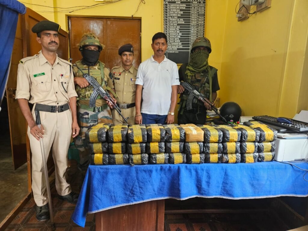 Assam Rifles and Tripura Police Intercept Truck Carrying Yaba Tablets in Successful Drug Bust