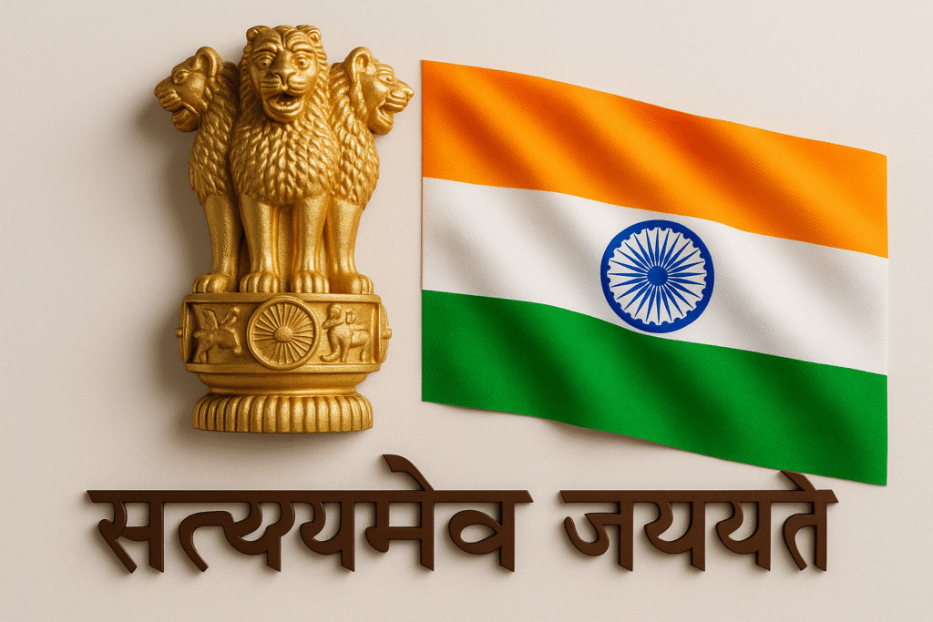 Sateyamevho Jayato and Indian Falg