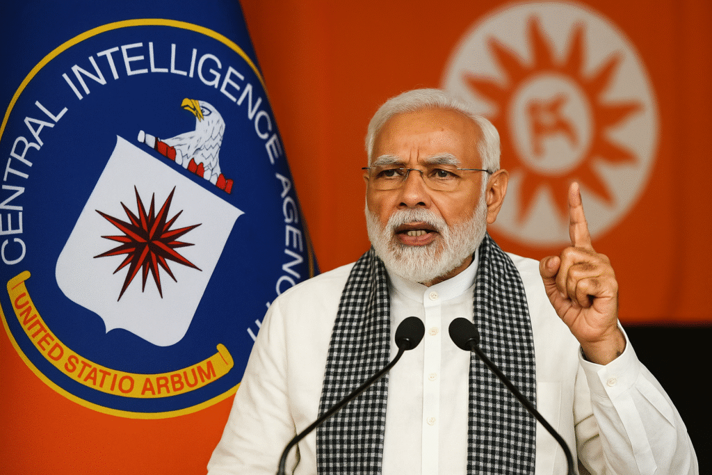 CIA Flag and Modi