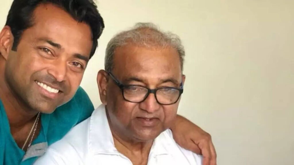 Dr. Vece-Paes and Leander Paes