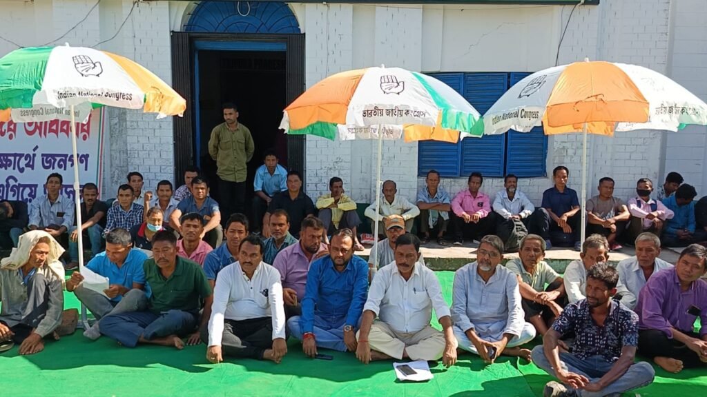 Protest sit in Demand