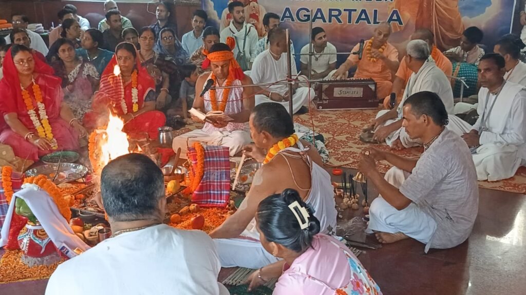 Gita Maha yagna at ISKON Agartala